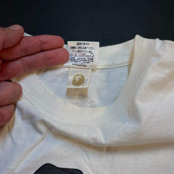 A BATHING APE BAPE Baby Milo RUN DMC LTD EDT T SHIRT Sz Mens L - Picture 8 of 9